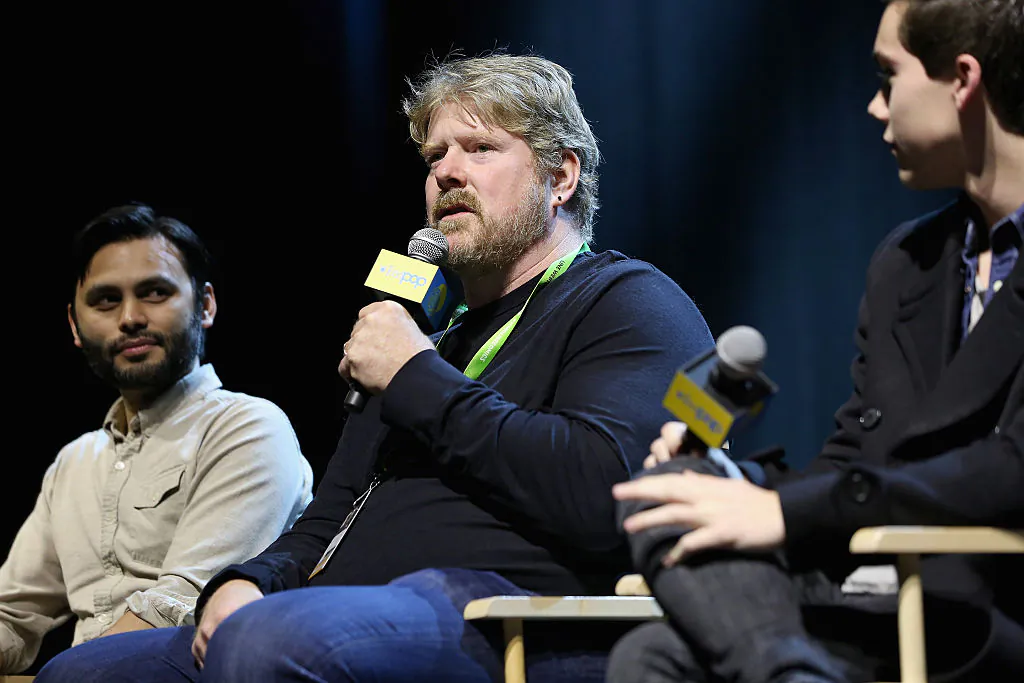 Voice actor John DiMaggio speaks at a 2015 panel in New York City on Oct. 9, 2015. (Cindy Ord/Getty Images For Turner)