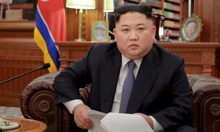 North Korean leader Kim Jong Un in Pyongyang in this Jan. 1, 2019 photo. (KCNA via Reuters)