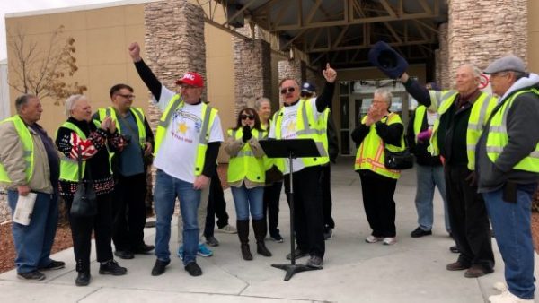 Activists cheer
