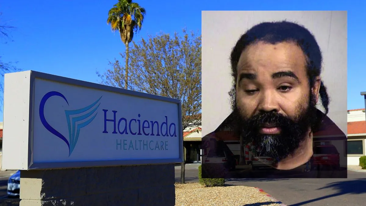 Phoenix police say Nathan Sutherland, a licensed practical nurse, has been arrested on a charge of sexual assault of an incapacitated woman who gave birth last month at a long-term health care facility on Jan. 23, 2019. (Maricopa County Sheriff’s Office/AP)