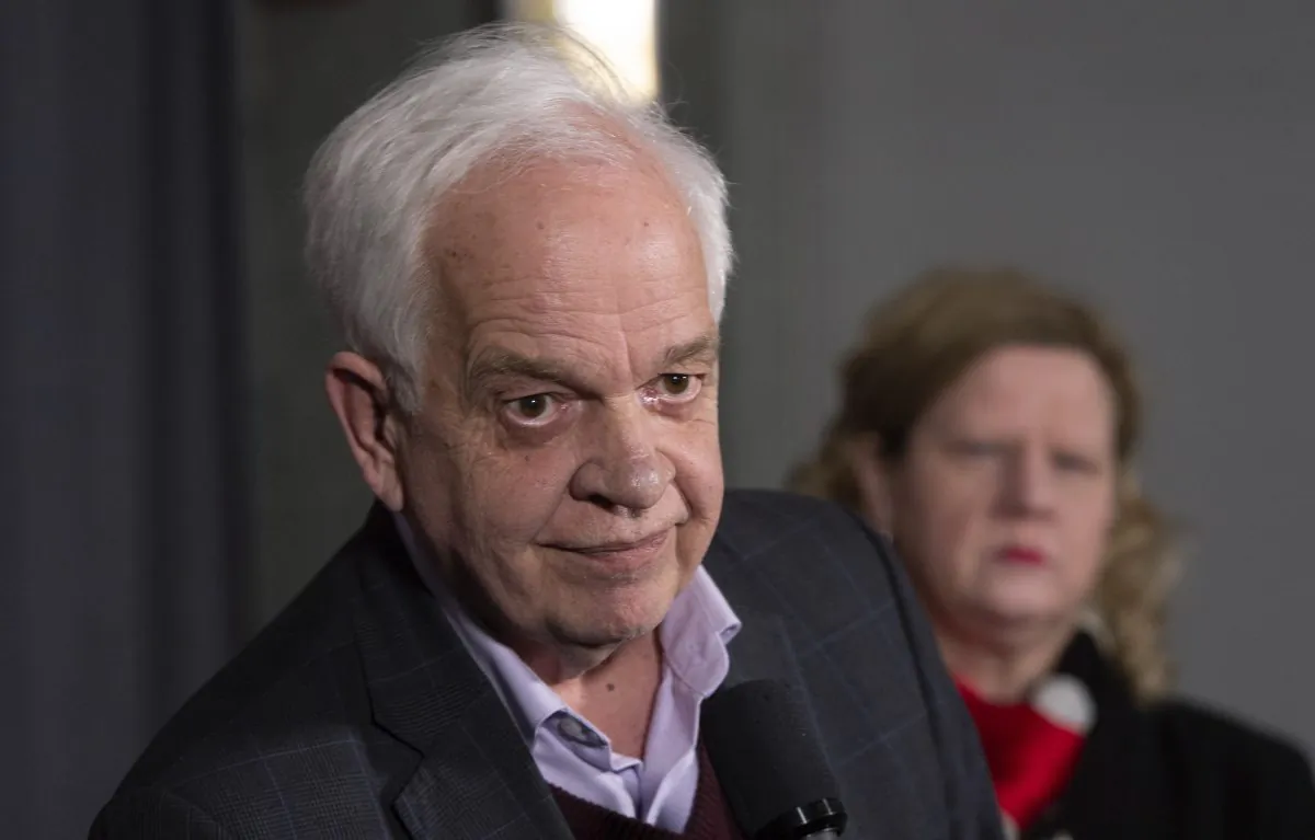 Canadian Ambassador to China John McCallum listens to a question following participation in a federal cabinet meeting in Sherbrooke, Que., on Jan. 16. (The Canadian Press/Paul Chiasson)