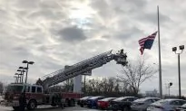 Police Officer Praised for Fixing American Flag He Found Hanging Upside Down