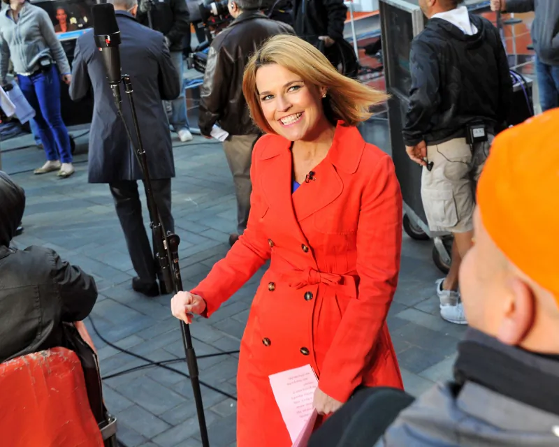 Journalist Savannah Guthrie attends NBC's 'Today' at Rockefeller Plaza in New York, on April 9, 2014. (Ben Gabbe/Getty Images)