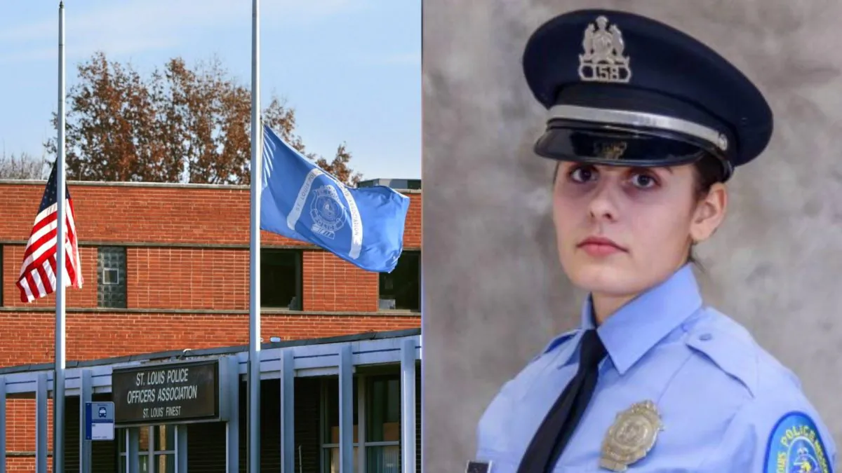 This undated photo released by the St. Louis Police Department shows officer Katlyn Alix. St. Louis police say an officer "mishandled" a gun and accidentally shot and killed Alix at an officer's home, early Jan. 24, 2019. (St. Louis Police Department via AP)