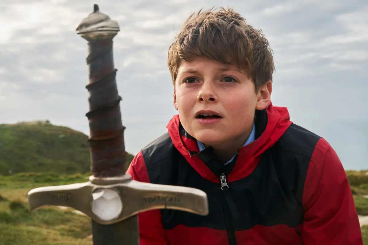 “The Kid Who Would Be King,” a new film based on the legend of King Arthur, stars Louis Ashbourne Serkis. (Kerry Brown/Twentieth Century Fox)