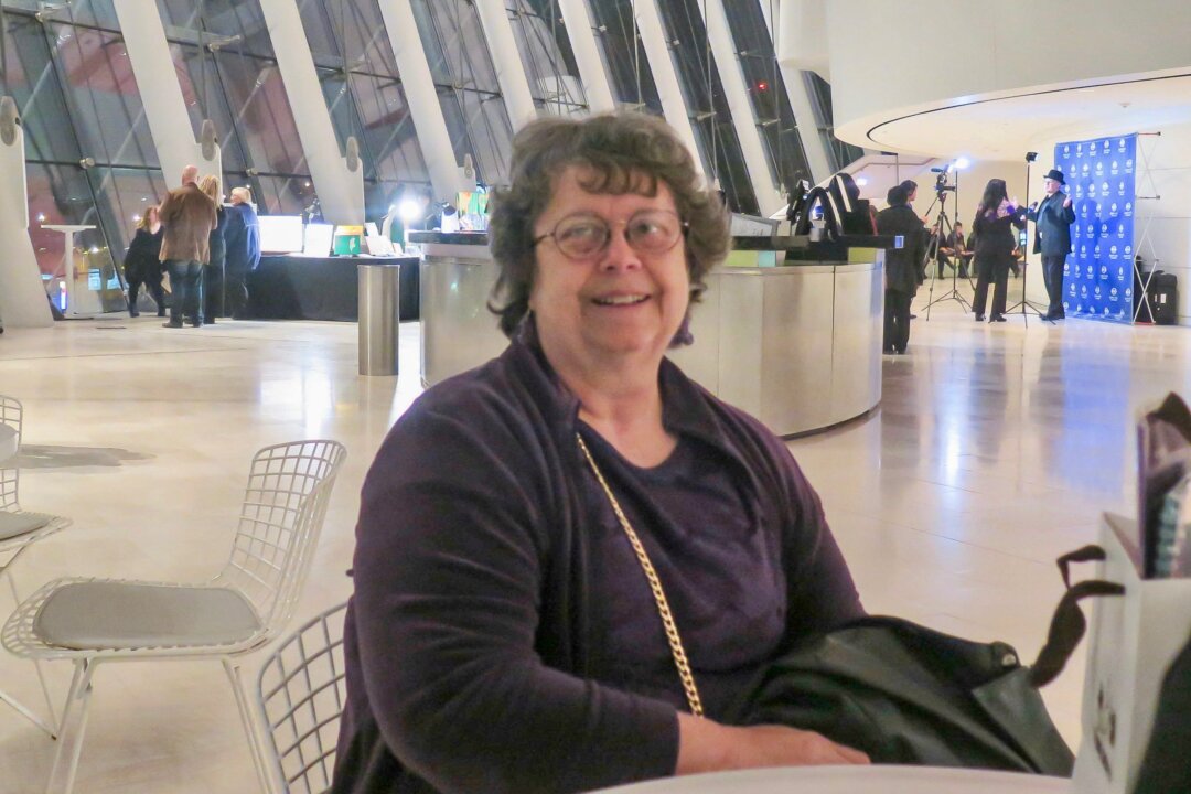 Sylvia Tanner enjoyed Shen Yun Performing Arts at the Kauffman Center for the Performing Arts in Kansas City, Missouri, on Jan. 25, 2019. (Cat Rooney/The Epoch Times)