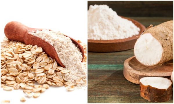 DIY dry shampoo with oatmeal and arrowroot powder