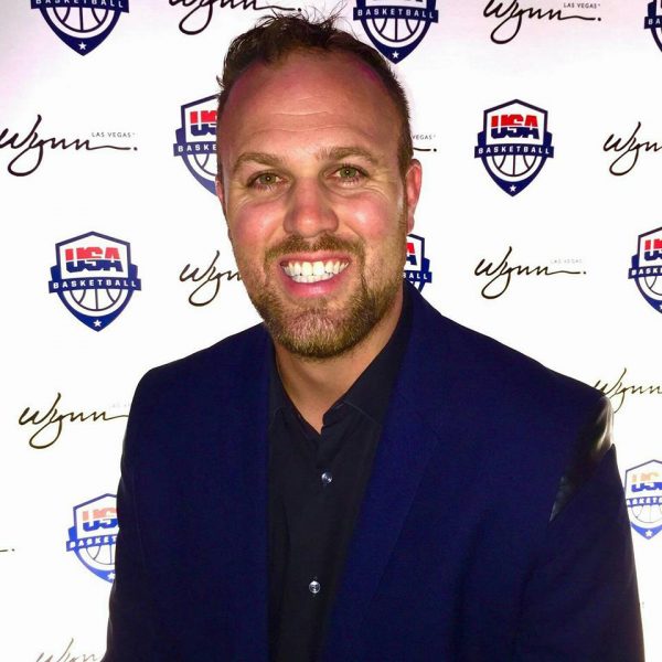 Haffey Jr. at a USA basketball event