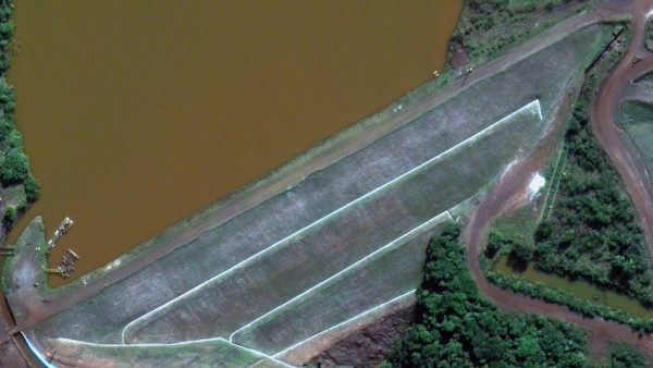 The dam at Vale's Corrego