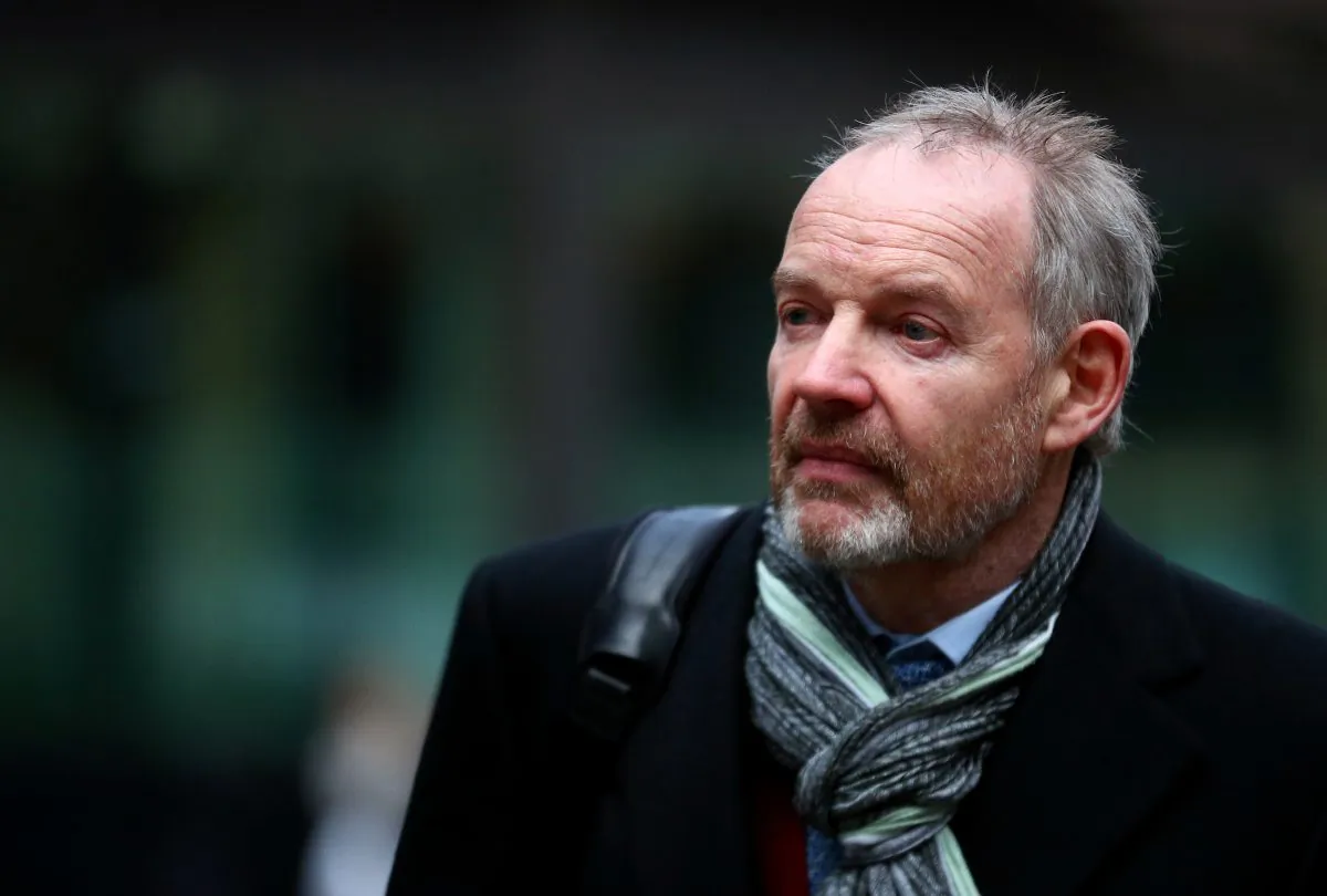 Former Barclays banker Richard Boath arrives at Southwark Crown Court in London on Jan. 23, 2019. (Reuters/Hannah McKay)