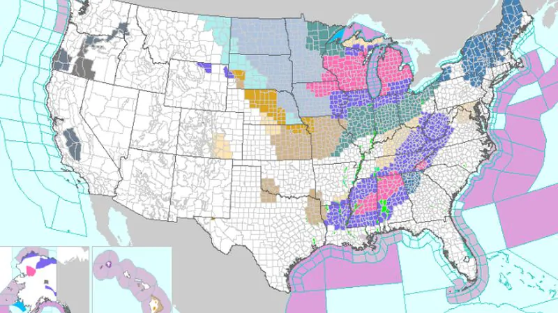 A so-called “polar vortex” is slated to plunge into the United States, potentially impacting the Midwest. Some weather forecasters are saying it could -45 to -60 degrees Fahrenheit after wind is factored in. (National Weather Service)
