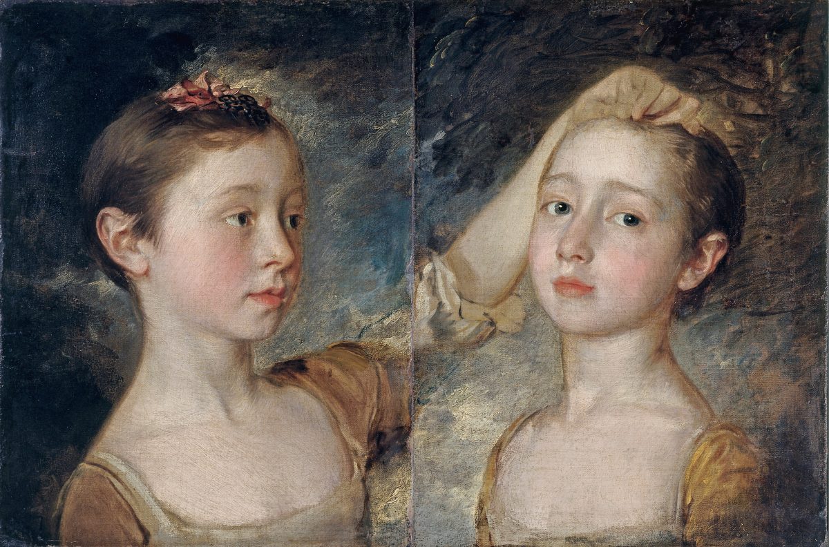 “Mary and Margaret Gainsborough, the Artist’s Daughters,” circa 1760–1761, by Thomas Gainsborough. Oil on canvas. Bequeathed by John Forster, Victoria and Albert Museum, London. (Victoria and Albert Museum, London)