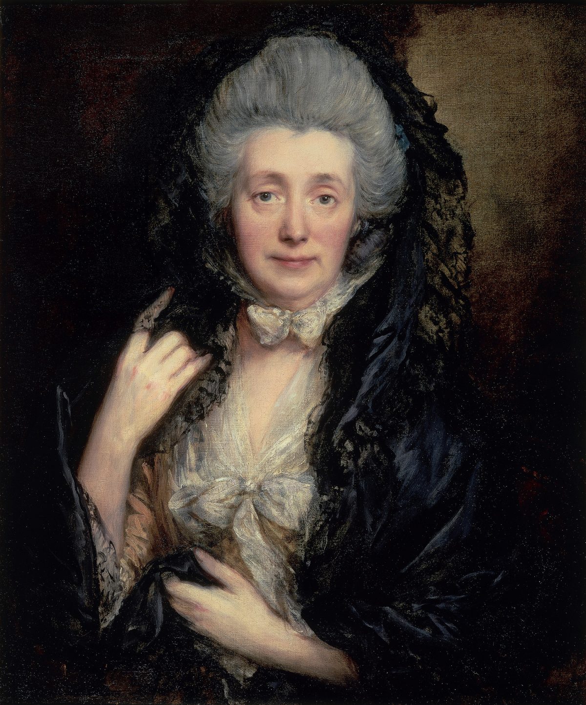 Mature 18th century lady
