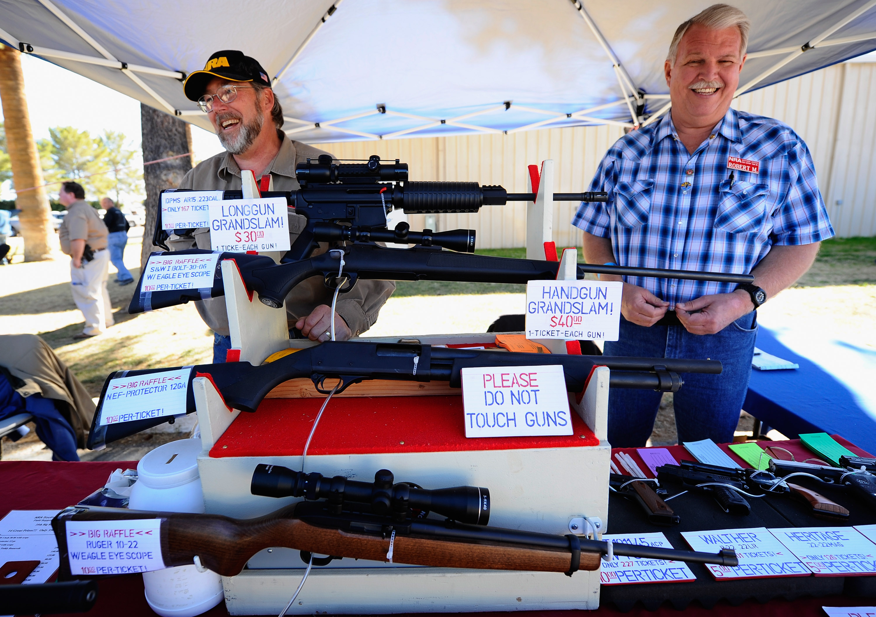Gun Show Held At Pima County Fairgrounds