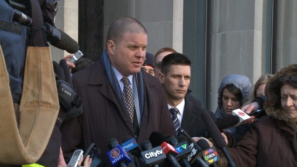 Lead investigator Hank Idsinga speaks to reporters after Bruce McArthur's court appearance at the Ontario Superior Court of Justice in Toronto, Canada on Jan. 29, 2019. (NTDTV)