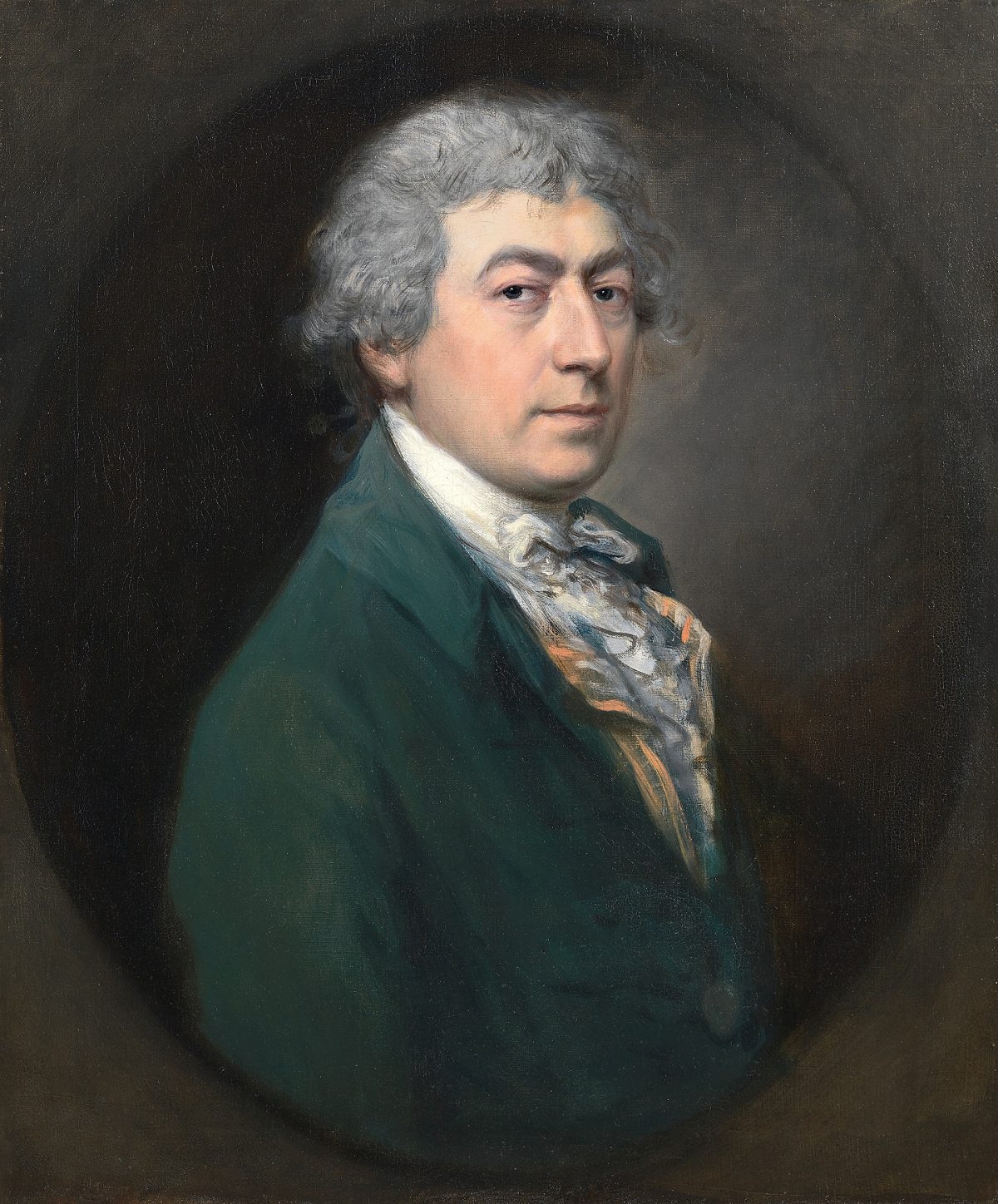Portrait of 18th century man Thomas Gainsborough