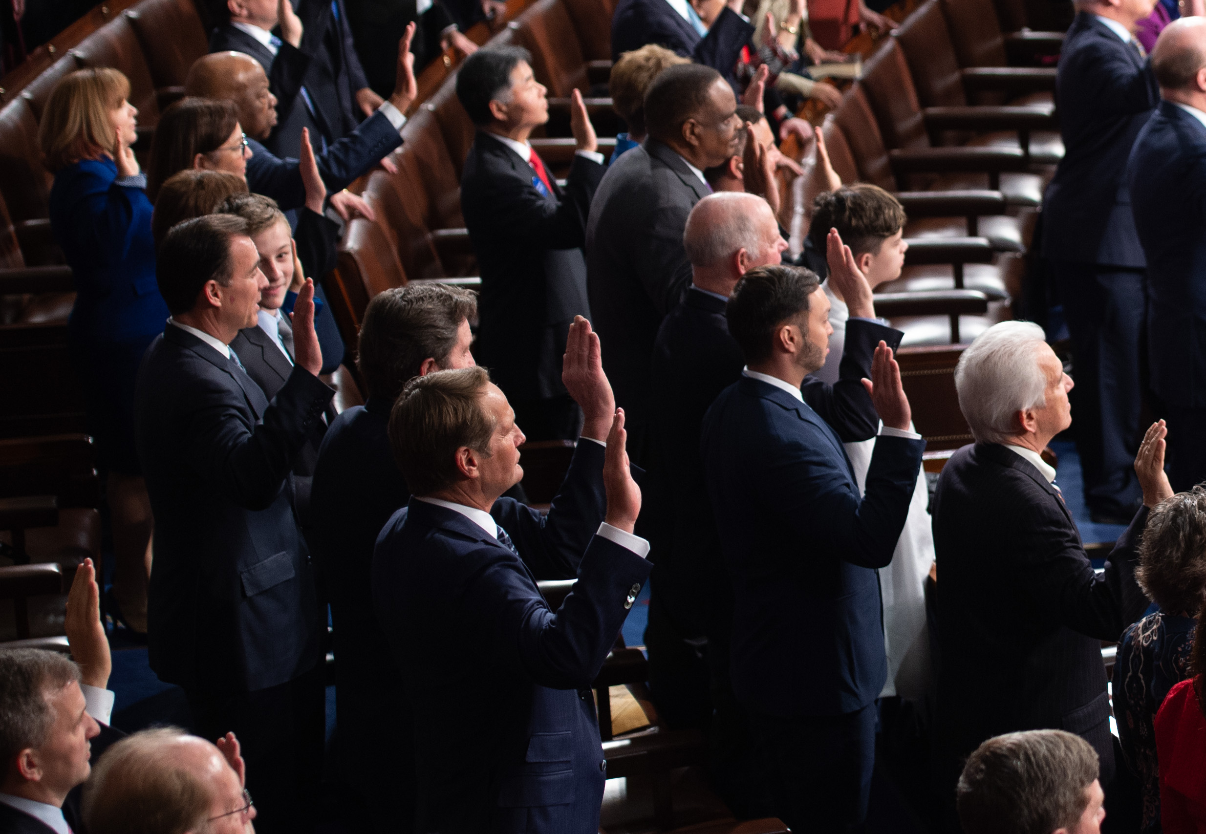 Members of the US House are sworn-in