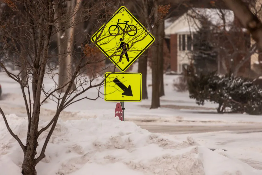 A neighborhood in Minneapolis, Minn., on Jan. 29, 2019. (Kerem/Yucel/AFP/Getty Images)