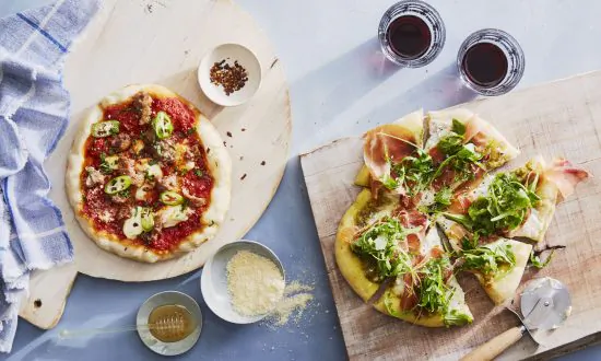 Cast Iron Pizza, Two Ways