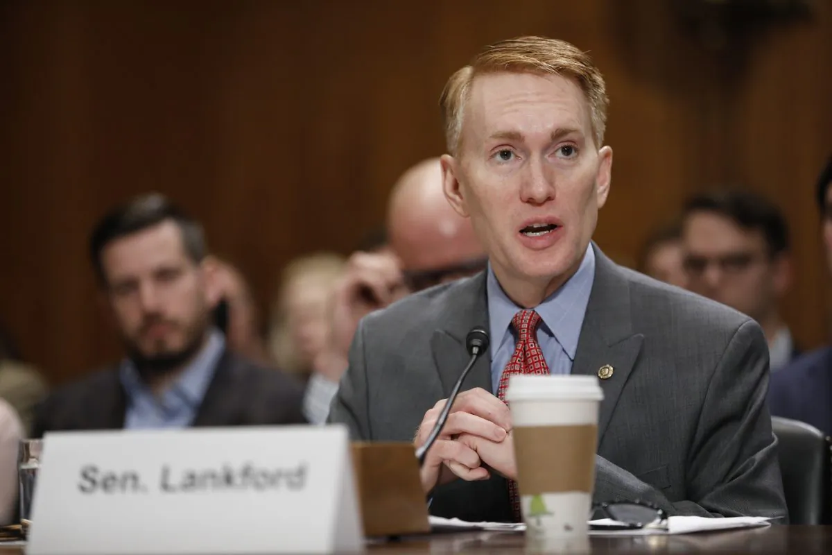 Sen. James Lankford (R-Okla.) on Capitol Hill on Jan. 18, 2017. (Aaron P. Bernstein/Getty Images)