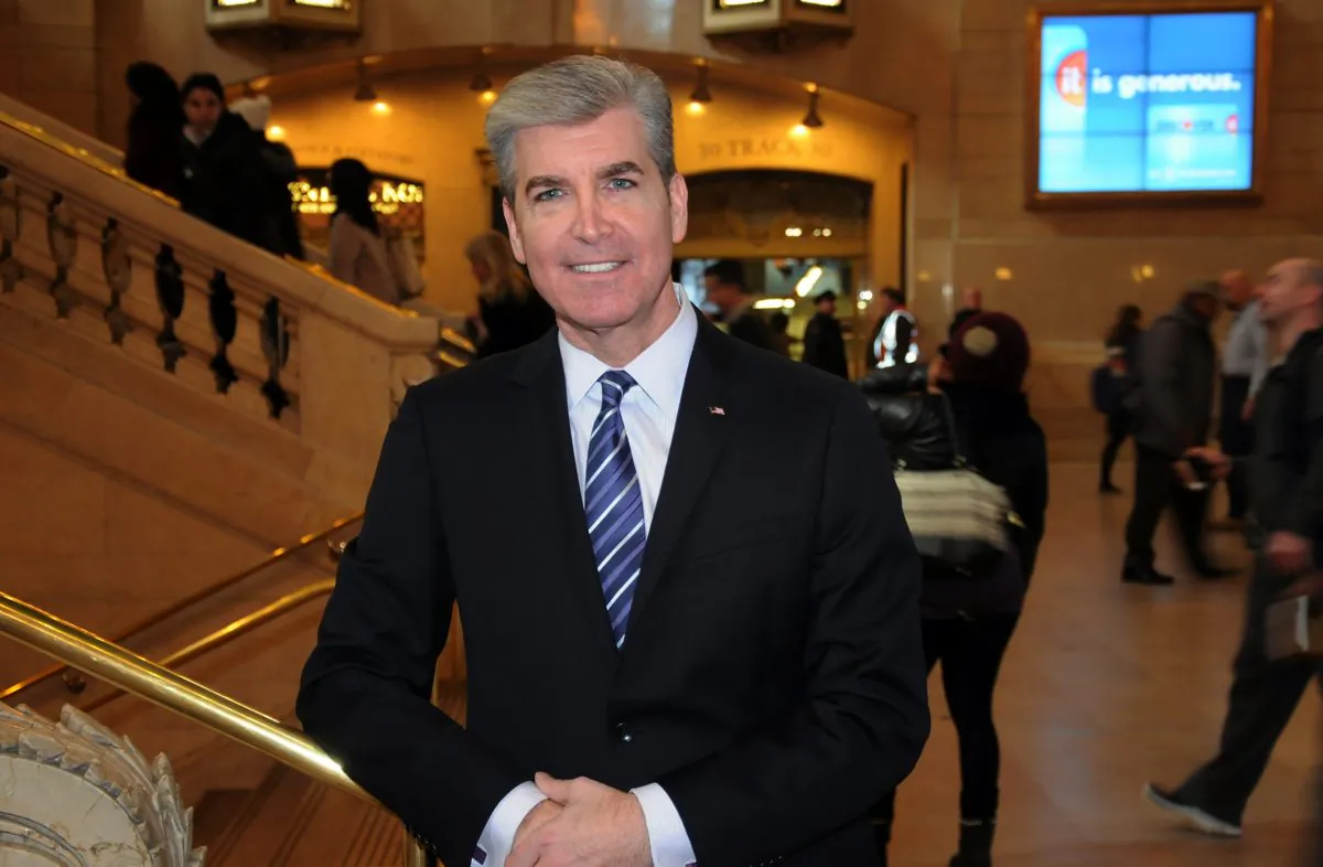 Fred Cerullo at Grand Central Station. (Duane Roggendorff)