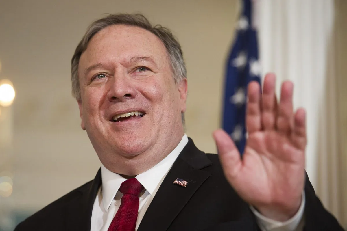 Secretary of State Michael Pompeo meets with Australian Foreign Minister Marise Payne at the State Department in Washington, on Jan. 30, 2019. (Cliff Owen/AP Photo)