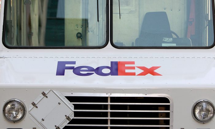 A FedEx truck in a file photo. (Justin Sullivan/Getty Images)