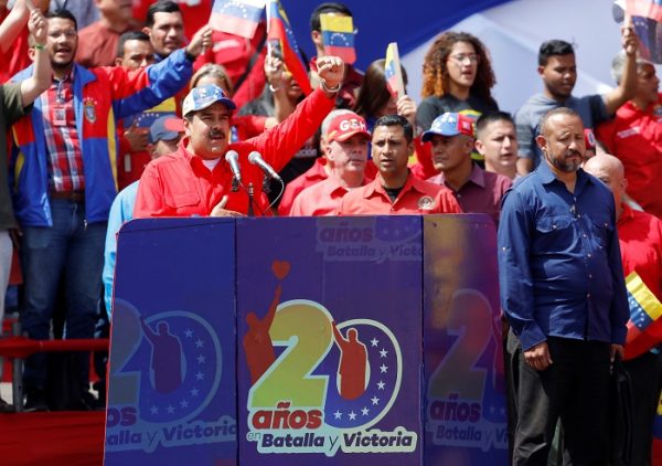 Rally in support of the government and to commemorate the 20th anniversary of the arrival to the presidency of the late President Hugo Chavez, in Caracas