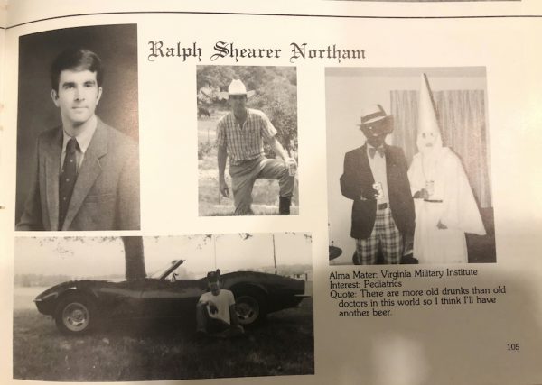 Governor Klan Blackface Yearbook