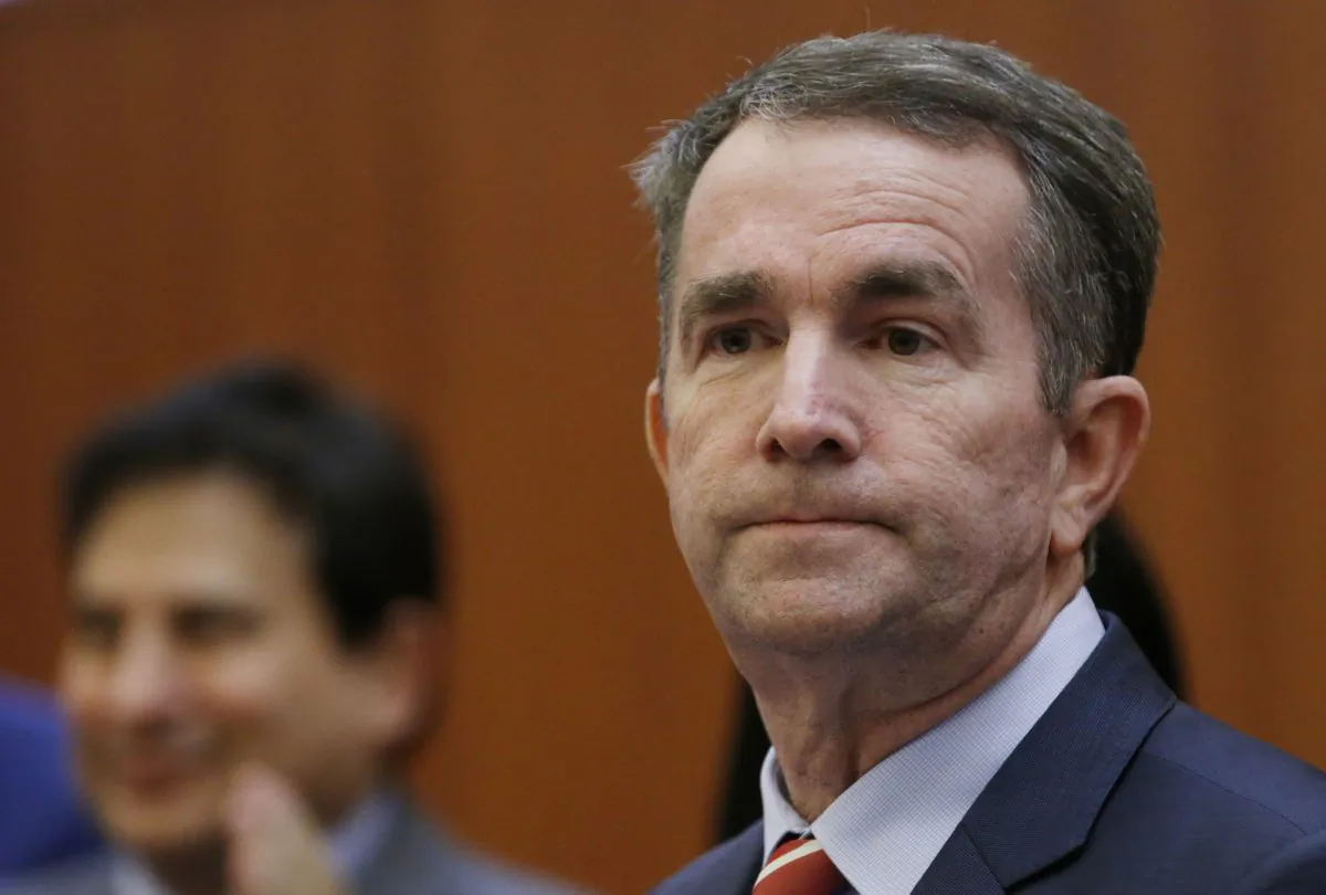 Virginia Gov. Ralph Northam prepares to address a news conference at the Capitol in Richmond, Va., on Jan. 31, 2019. (Steve Helber/AP Photo)