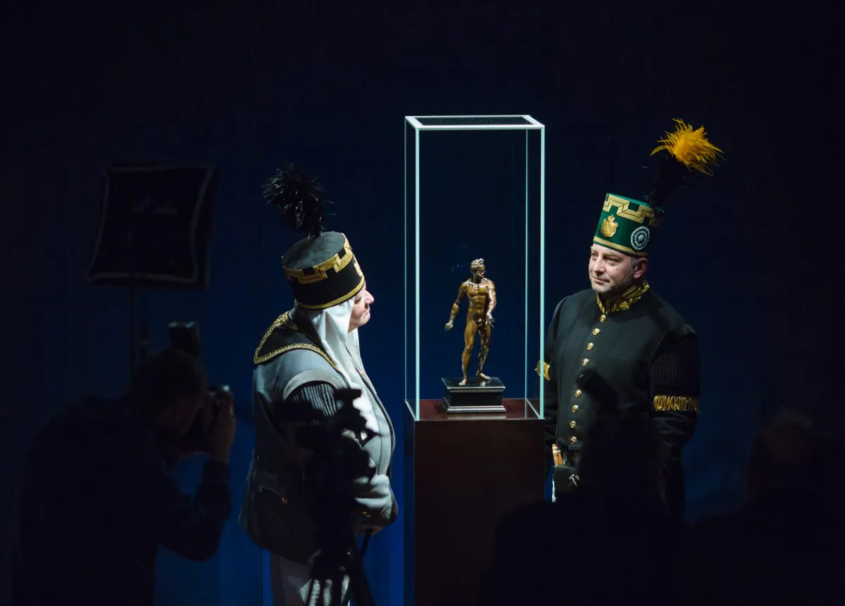 The first public presentation of the "Dresden Mars," at the Stadtmuseum Freiberg on Jan. 23. 2019. (Oliver Killig/Staatliche Kunstsammlungen Dresden)