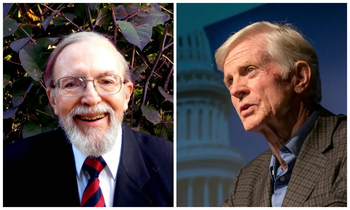 David T. Jones (L) and David Kilgour. (courtesy of David T. Jones; Diane Schneider)