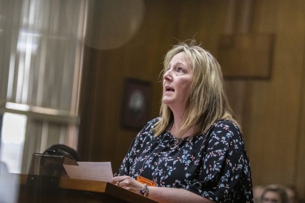 Laurie Smith, whose husband Rich and son Tyler, 17, were killed