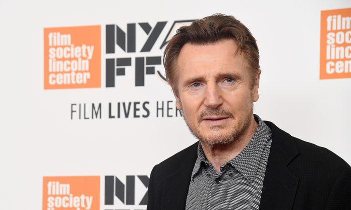 Liam Neeson attends the screening of  "The Ballad of Buster Scruggs" during the 56th New York Film Festival at Alice Tully Hall, Lincoln Center on Oct. 4, 2018 in New York City.  (Nicholas Hunt/Getty Images)