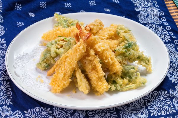 Shrimp and vegetable tempura from Golden Sushi