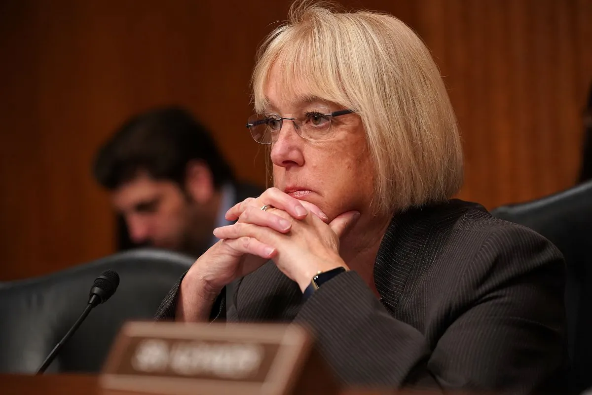 Sen. Patty Murray in the Dirksen Senate Office Building on Capitol Hill on Nov. 15, 2017. (Chip Somodevilla/Getty Images)