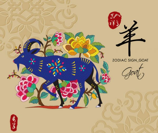 12 Chinese zodiac signs - Goat 
