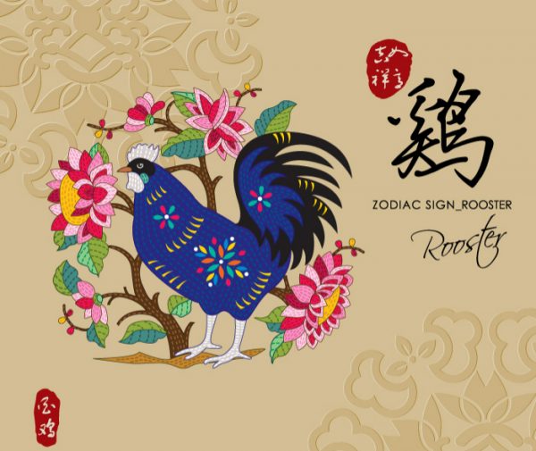 12 Chinese zodiac signs - Roosters 