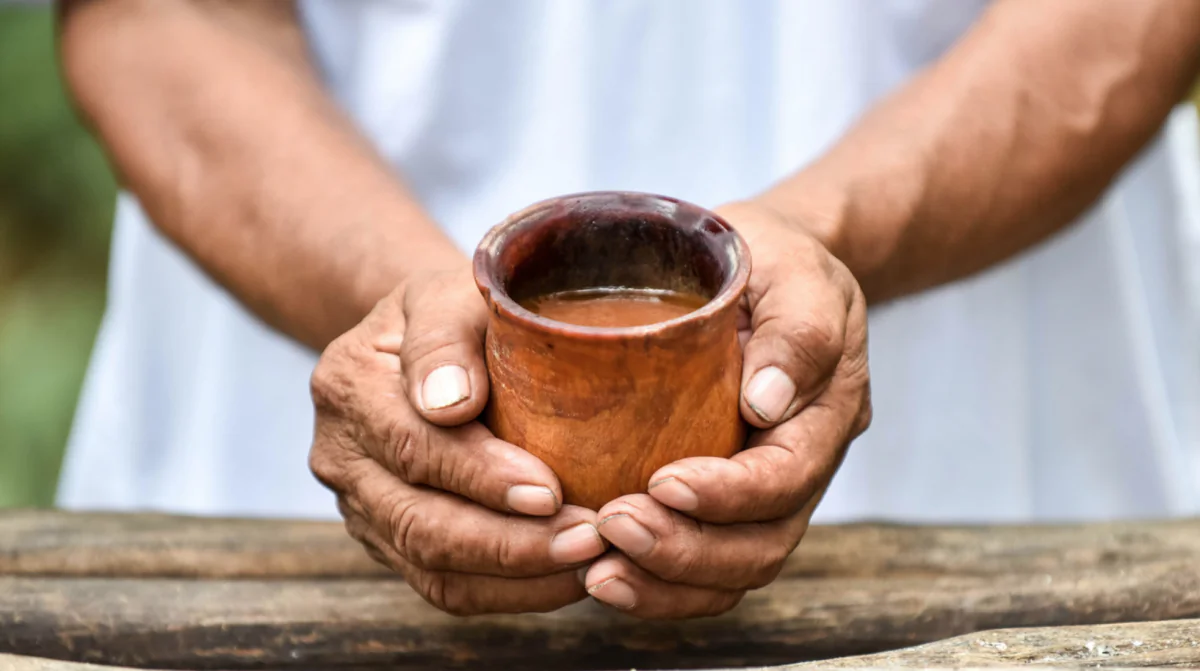 Mayan xocolatl, or "bitter water." (Courtesy of Choco Story Uxmal)