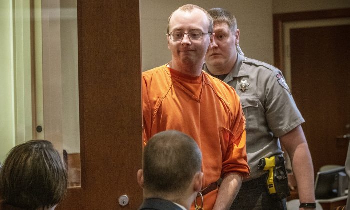 Jake Patterson appears for his preliminary hearing , at Barron County Circuit Court in Barron, Wis., on Feb. 6, 2019. (T'xer Zhon Kha/The Post-Crescent via AP, Pool)