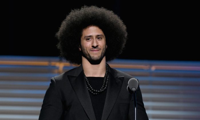 Colin Kaepernick at Barclays Center in New York City on Dec. 5, 2017. (Slaven Vlasic/Getty Images for Sports Illustrated)