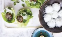 Curry-Scented Grilled Beef Lettuce Wraps