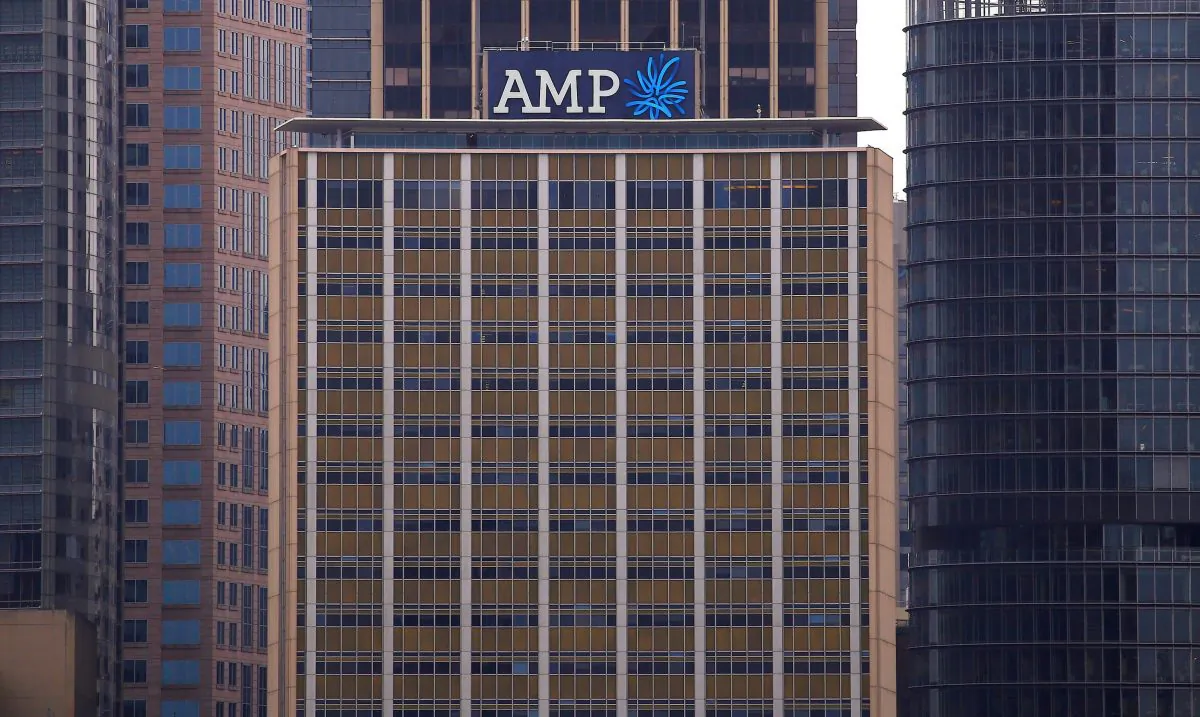 The head office building of AMP Ltd, Australia's biggest retail wealth manager, is seen in central Sydney, Australia on Oct. 28, 2016. (David Gray/Reuters)