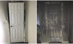 Fire Department Issues Two Pictures as a Warning to Parents Over Doors