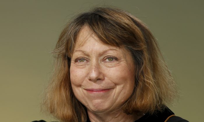 Jill Abramson, former executive editor at the New York Times during commencement ceremonies for Wake Forest University in Winston Salem, N.C., on May 19, 2014. (Chris Keane/Getty Images)