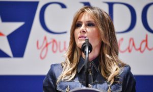 Melania Trump Says She's 'Deeply Concerned' About E-Cigarette Use