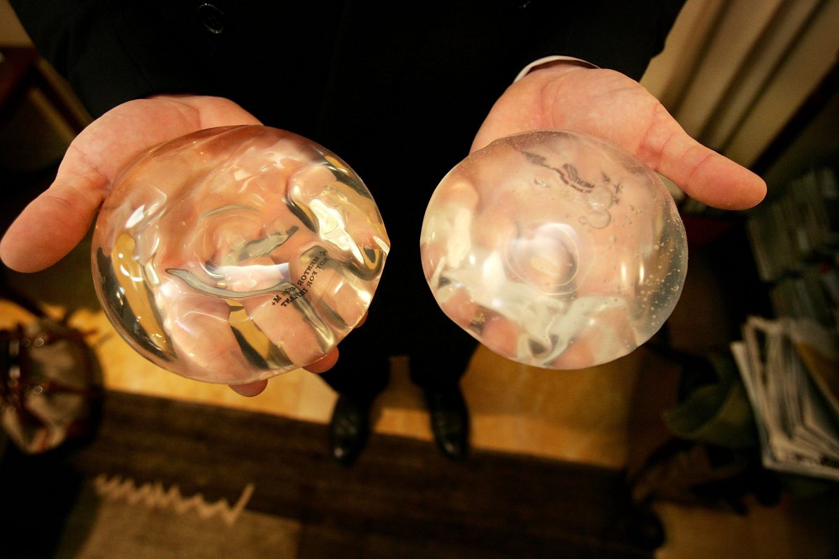 breast silicone implant gel