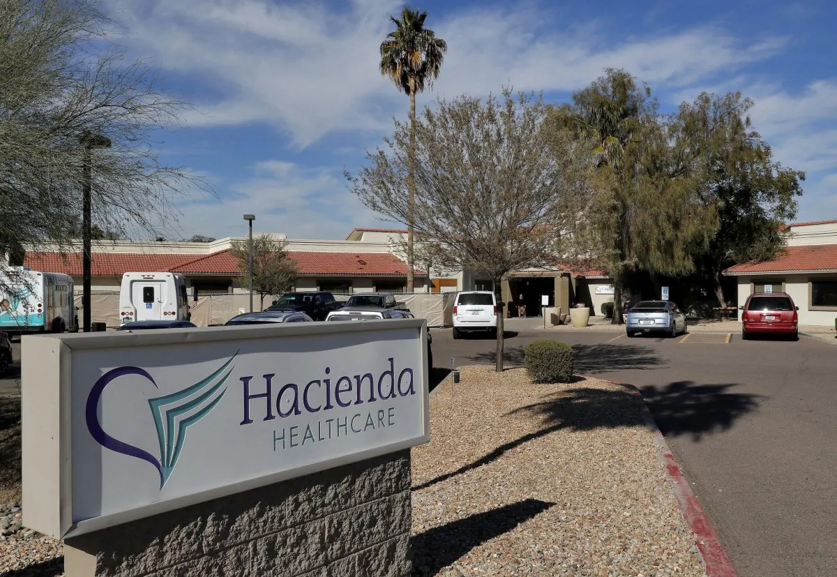 Hacienda HealthCare facility in Phoenix. (AP Photo/Matt York, file)