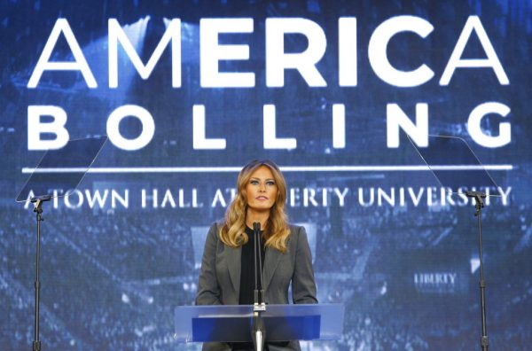 First lady Melania Trump addresses opioid crisis