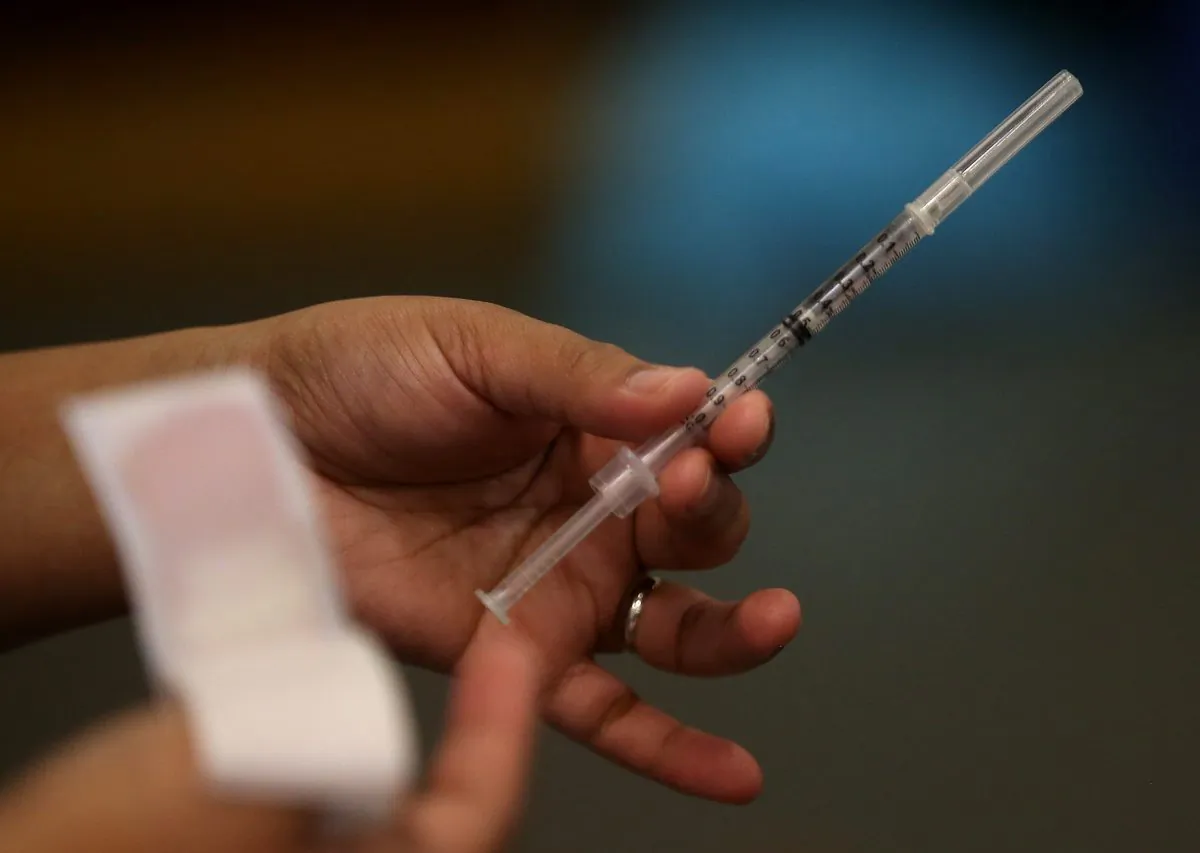 FILE—A syringe is shown during a free clinic in California, on Dec. 19, 2014. (Justin Sullivan/Getty Images)
